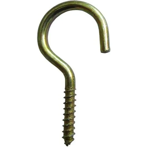 Gancho Bicromatizado Fixdura Gancho 2,7x37 (17x50mm) Bicromatizado 5 Peças