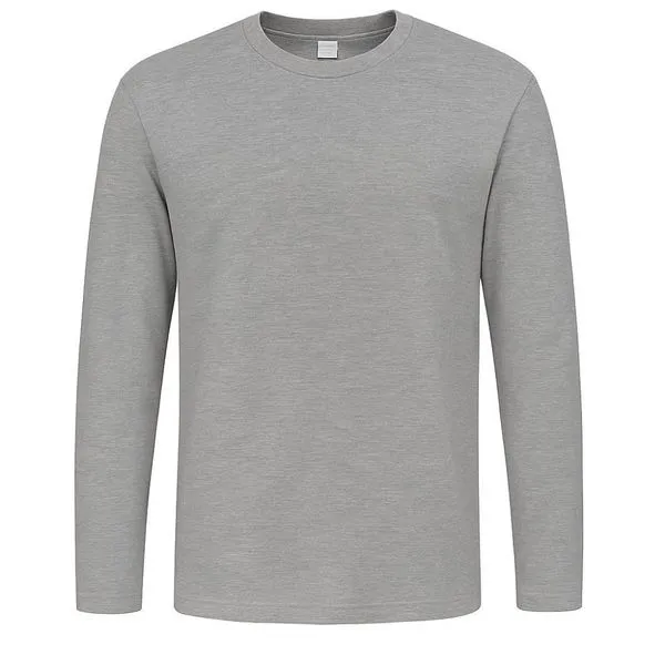 Camiseta Algodão/Poliéster Cinza Manga Longa Tockformes Camiseta Algodão/Poliéster Cinza Manga Longa Tam M Tockformes
