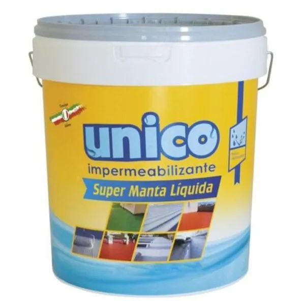Super Manta Líquida Impermeabilizante Único 10kg Icobit SUPER MANTA LIQ IMPER UNICO BR 10KG PARED EXT E FACHAD