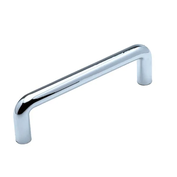 Puxador Alça Goleira 96mm Ago Inox Puxador Alça Goleira 10,5cm Cromado