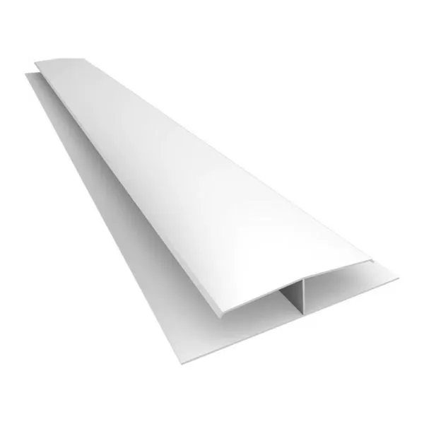 Emenda H para Forro de PVC 4m Bariri Emenda H PVC Branco 4m