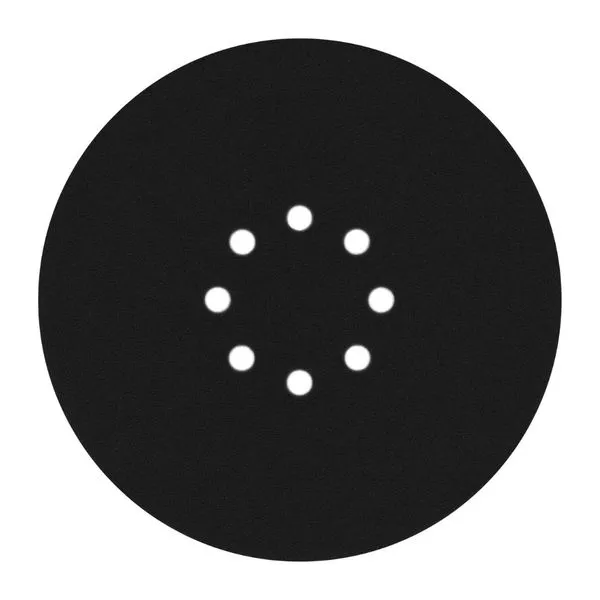 Disco de Lixa D'Água 9" 225mm 8 Furos Grão 320 10 Peças Lixas Tatu