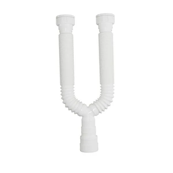 Tubo Extensível Universal Duplo Amanco Tubo Extensivel Universal Duplo Branco Amanco