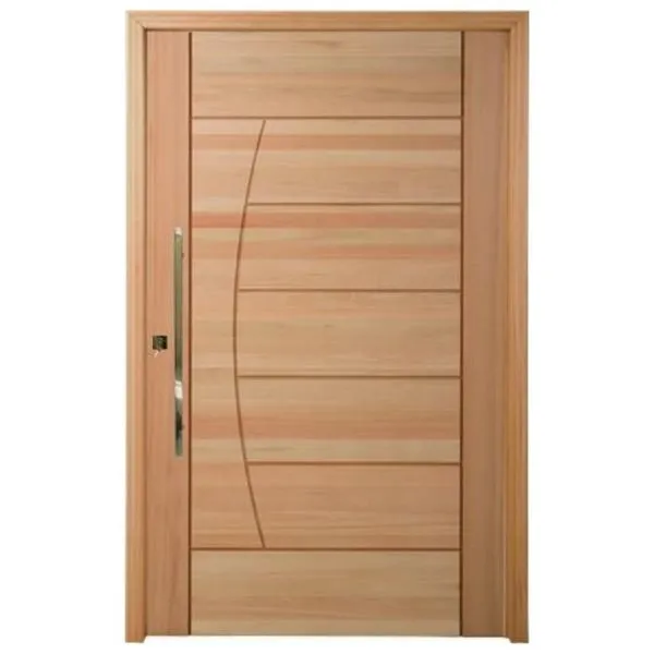 Kit Porta Pivotante Maciça Eucalipto BB020 Nova Reck Kit Porta Pivotante Maciça Eucalipto Friso C BB020 Bt 14 214x107cm