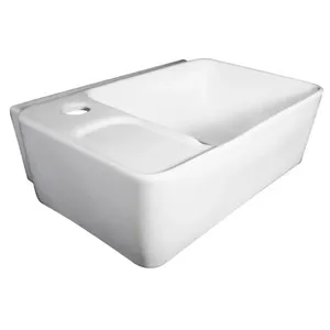Lavatório Suspenso Louça Viseu Branco 42x31cm Kian Lavatório Louça Suspenso Viseu 42x31cm Branco Kian