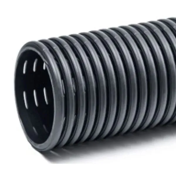 Tubo Dreno Corrugado 100mm Polietileno Preto 50m Cimflex Tubo Dreno Corrugado Polietileno DN100 Preto 50m Cimflex