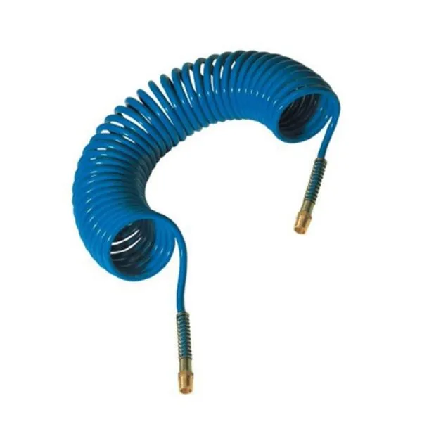 Mangueira Espiral em PU Azul 3/8" NPT Arcdal Mangueira Espiral em PU Azul 7,7 metros 3/8" NPT Arcdal