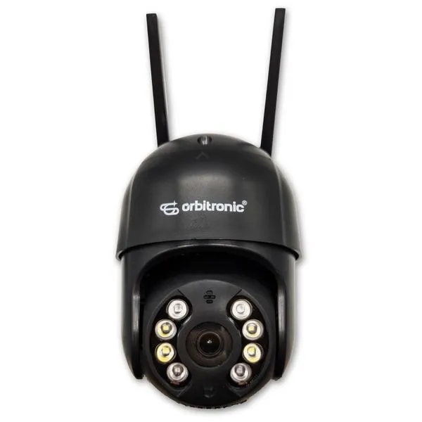 Câmera Wi-Fi Full HD 2MP ORB776 Externa Visão Noturna Orbitronic Câmera Wi-fi Full HD 2MP Externa IP66 Visão Noturna ORB776 Preta