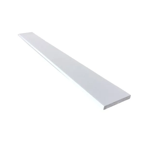 Perfil Chato 1m Alumínio Branco Decal Perfil Chato 19,05x3,18mm 1m Alumínio Branco