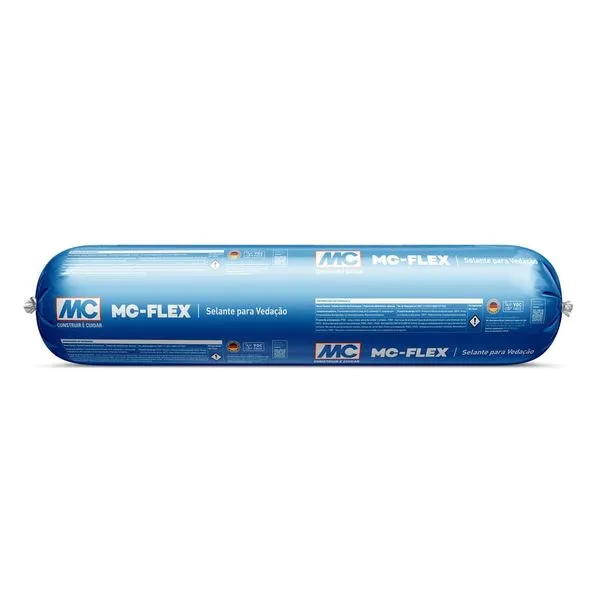 Selante PU 25 Mc Flex Sachê 800g Mc Bauchemie SELANTE PU 25 MC FLEX BRANCO SACHE 800G LAJES E TELHADOS