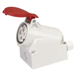 Tomada Industrial de Sobrepor 4 Pólos TSW Weg Tomada Industrial de Sobrepor 4 Pólos 16A 9H 200/250V TSW-16P4H9E57