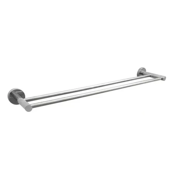 Porta Toalha de Banho Bomvink com Barra Reta Cromada