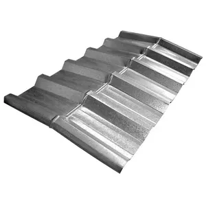 Cumeeira Trapezoidal Metálica Galvalume Cinza TR25 60x40cm Calhaforte Cumeeira Trapezoidal Metálica Galvalume TR25 60x40cm Calhaforte