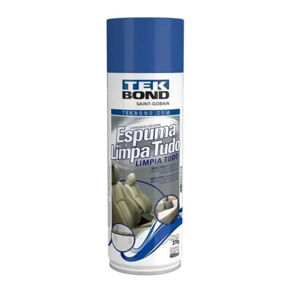 Espuma de Limpeza Limpa Tudo 400ml Tekbond Espuma de Limpeza Limpa Tudo 400ml