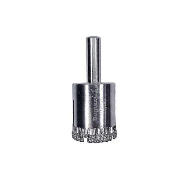 Serra Copo Diamantada para Porcelanato Bumax Serra Copo Diamantada 8mm para Porcelanato Bumax