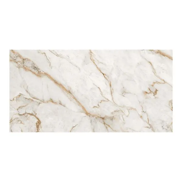 Porcelanato Marmo Gold Retificado Polido Bege 60x120cm 2,20m2 (Lote 3)