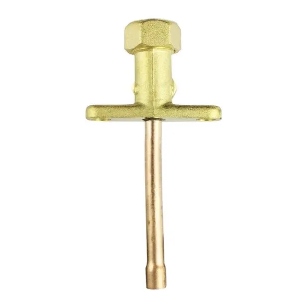 Válvula de Serviço 2 Vias para Ar Condicionado Split AGT Válvula de Serviço 1/4" 2 Vias para Ar Condicionado Split
