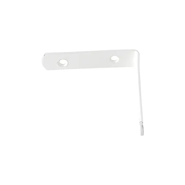 Cantoneira de Fixação Leve Branca 4 Peças Criativa Cantoneira de Fixação Leve 3"x3" 76x76mm Branca 04 Peças