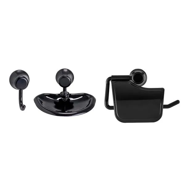 Kit Acessórios para Fixar ABS Rimini com 3 Peças Aquaplas Kit Acessórios para Fixar ABS Rimini com 3 peças Preto