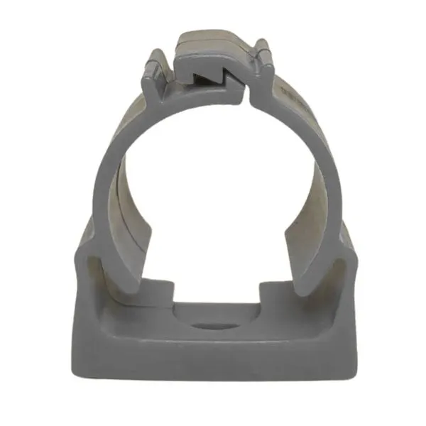 Abraçadeira de PVC 1 peça TAF Abraçadeira PVC 3/4" Cinza TAF