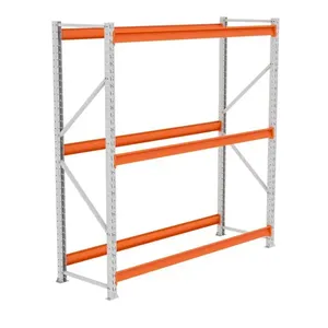 Mini Porta Pallet Módulo Inicial 200x180x60cm até 250Kg Aço Cinza