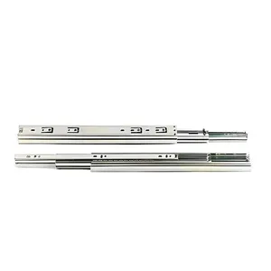 Corrediça Telescópica em Aço Mini Light Até 17Kg 1 Par Jomarkits Corrediça Telescópica Mini Light 32x350mm Até 17Kg 01 Par em Aço
