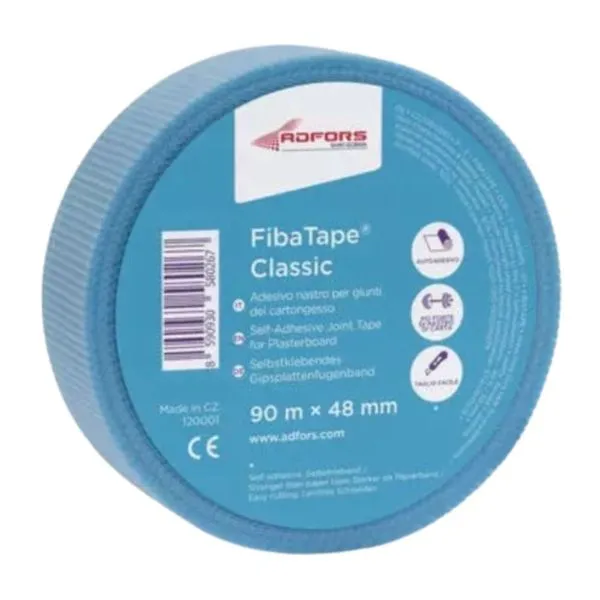 Fita Telada para Drywall Fibra de Vidro Classic Azul 48mm 90m Adfors Fita Telada Fibra de Vidro Classic Azul 48mm 90m Adfors