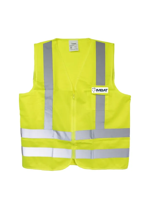 Colete Refletivo com 1 Bolso Imbat Colete Refletivo com 1 Bolso Amarelo Tamanho G Imbat