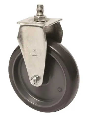Rodízio Fixo Espiga de Resina Termoplástica Colson Rodízio Fixo Espiga 5" de Resina Termoplástica