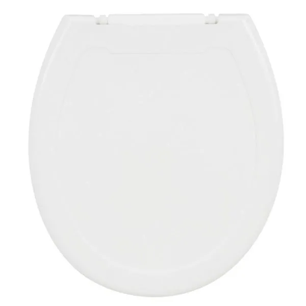 Assento Sanitário para Banheiro Público Universal PE Oval Branco Assento Sanitário para Banheiro Público Universal Oval Branco