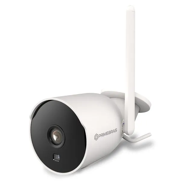 Câmera Monitoramento I1 Fixa 180º Wi-Fi Visão Noturna Primebras Câmera de Monitoramento Fixa 180º Wi-Fi Externa com Visão Noturna