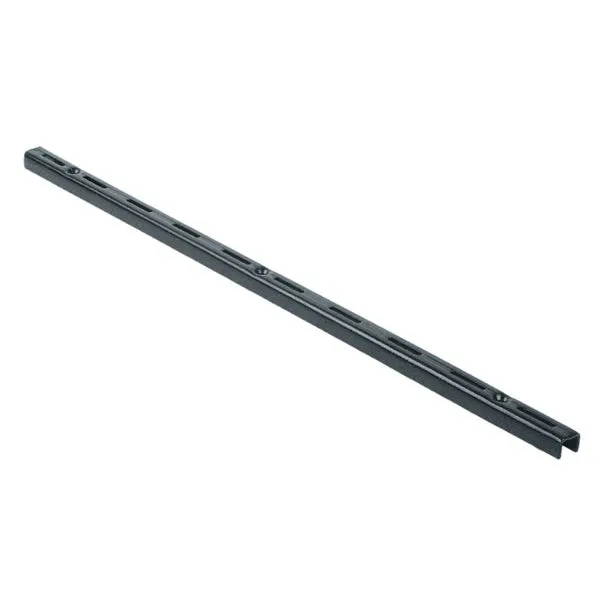 Trilho para Prateleira Simples Encaixe Fico Trilho para Prateleira Simples Encaixe 150cm Preto
