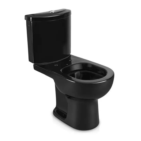 Kit Vaso Sanitário com Caixa Acoplada 3/6L Luna Speciale Icasa Kit Vaso Sanitário com Caixa Acoplada Luna Speciale 3/6L Preto Icasa