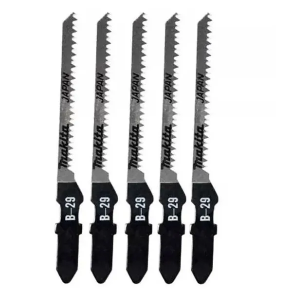 Lâmina de Serra Tico-Tico para Madeira 42mm 16 Dentes 5 Peças Makita Lâmina de Serra Tico-Tico P/Madeira B-28715 42mm 16 Dentes 5 Uni