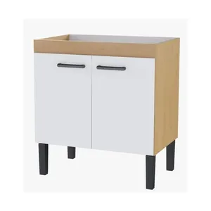 Gabinete para Cozinha Max 80x80x51cm MDP/MDF Branco/Jequitiba Cozimax Gabinete para Cozinha Max 80x80x51cm MDP/MDF Branco/Jequitiba