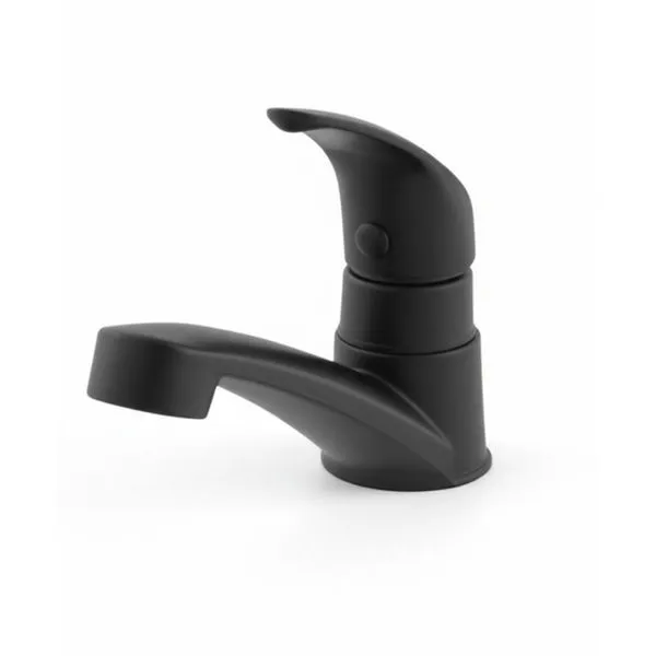 Monocomando para Banheiro Mesa Bica Baixa Preto 9039 ABS Torneira para Banheiro Mesa Bica Baixa Preta 9039 ABS