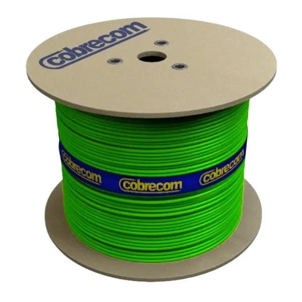 Cabo Flexível 10mm² 750V por Metro Cobrecom Cabo Flexível 10mm² 750V Verde a Metro