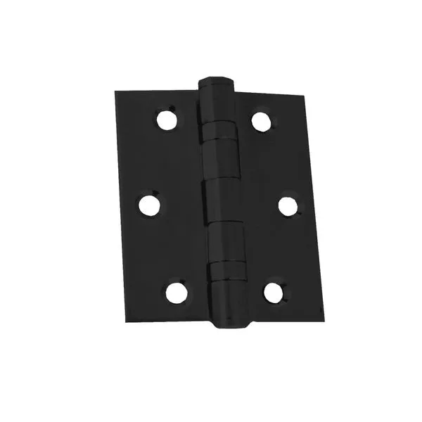 Dobradiça com Rolamento Inox Preto 3 Peças Geris Dobradiça com Rolamento 3x2.1/2" Até 36Kg Inox Preto 03 Peças