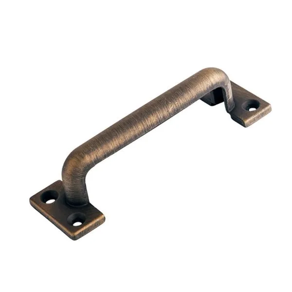 Puxador Curvo Tradição DZ 950 120mm Zamac Criativa Puxador Curvo Tradição DZ 950 105mm Zamac Antique Fosco