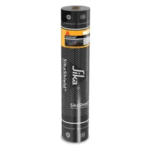 Manta Asfáltica Alumínio SikaShield P34 PE Tipo II 3mm Sika MANTA ASFALT ALUM SIKASH P34 TIPO II 3MM LAJES E TELHADOS