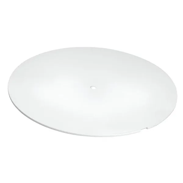 Tampa Cega Redonda PVC Branca DN250 Amanco