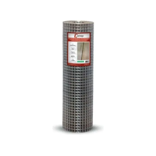 Tela de Reforço para Fachada e Reboco Comep Tela Para Fachada e Reboco 1,24mm 0,5X25m Comep