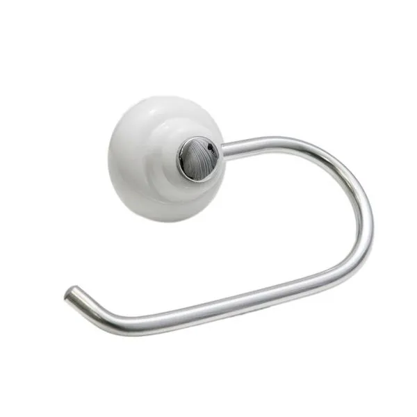 Porta Papel Higiênico Design sem Tampa Branco Toralf