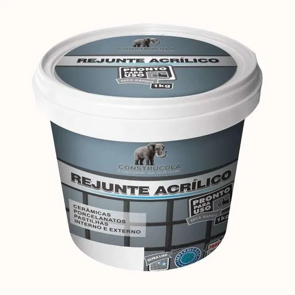 Rejunte Acrílico 1kg Construcola Rejunte Acrílico Marfim 1kg Construcola