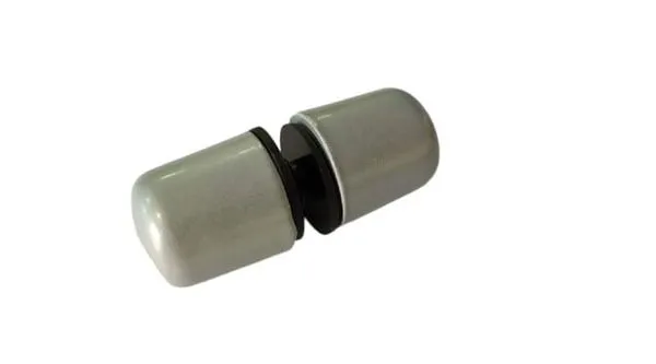 Puxador Cartucho para Box 22mm AlumÍnio Roaplas Puxador Cartucho para Box 22mm AlumÍnio Cinza