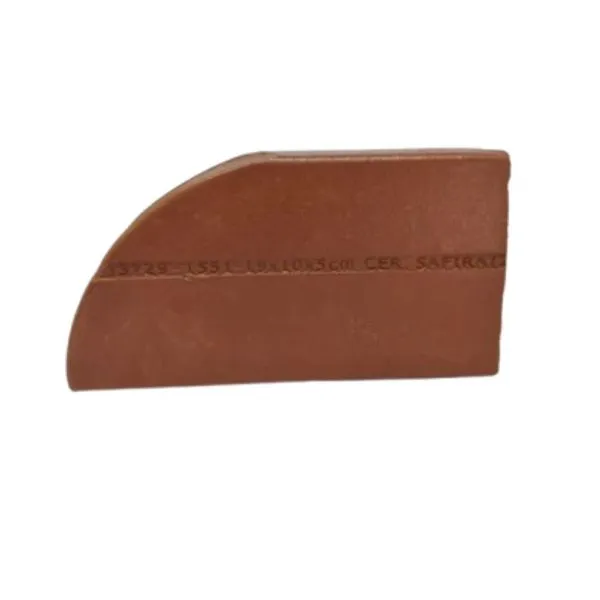 Tijolo Cerâmico Canto Maciço Vermelho 10x05x19cm Colibri