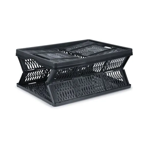 Caixa Plástica Dobrável 20kg 32L Preto Injeplastec Caixa Plástica Dobrável 20KG 32L Preto