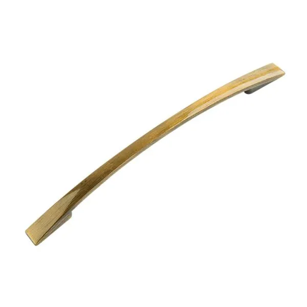 Puxador Curvo Miracoli Zamac Criativa Puxador Curvo Miracoli 160mm Zamac Antique Brilho