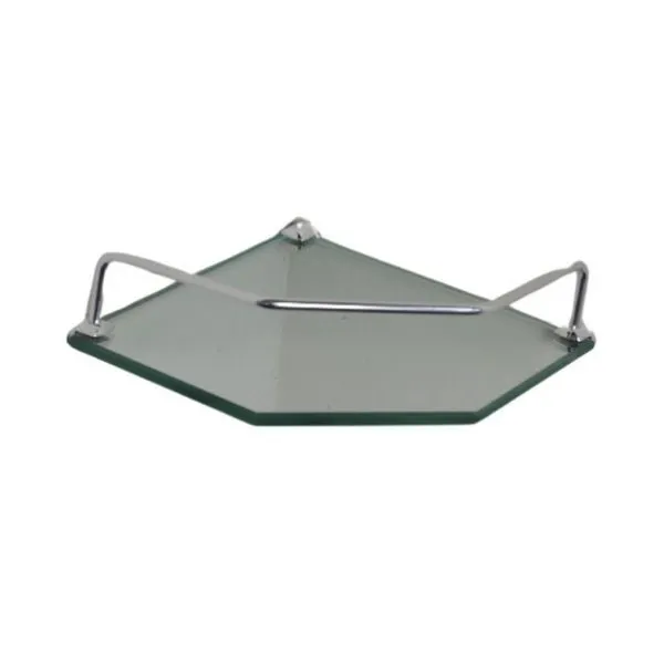 Porta Shampoo Canto para Banheiro 21x8cm Vmex Porta Shampoo Canto para Banheiro 21x8cm Vidro