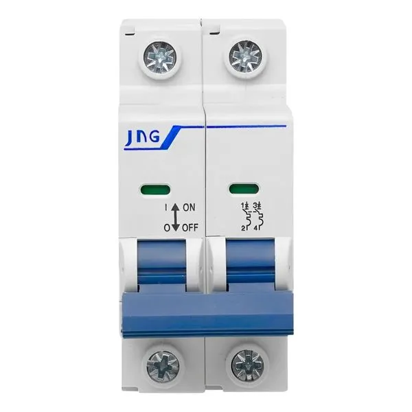 Mini Disjuntor Bipolar 20A Curva C JNG Mini Disjuntor Bipolar 20A Curva C 3KA JNG